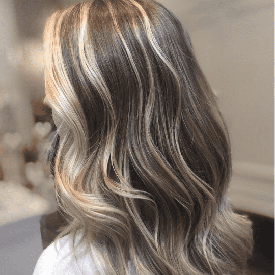 Person with Highlights or Balayage